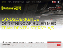 Tablet Screenshot of dentbusters.dk